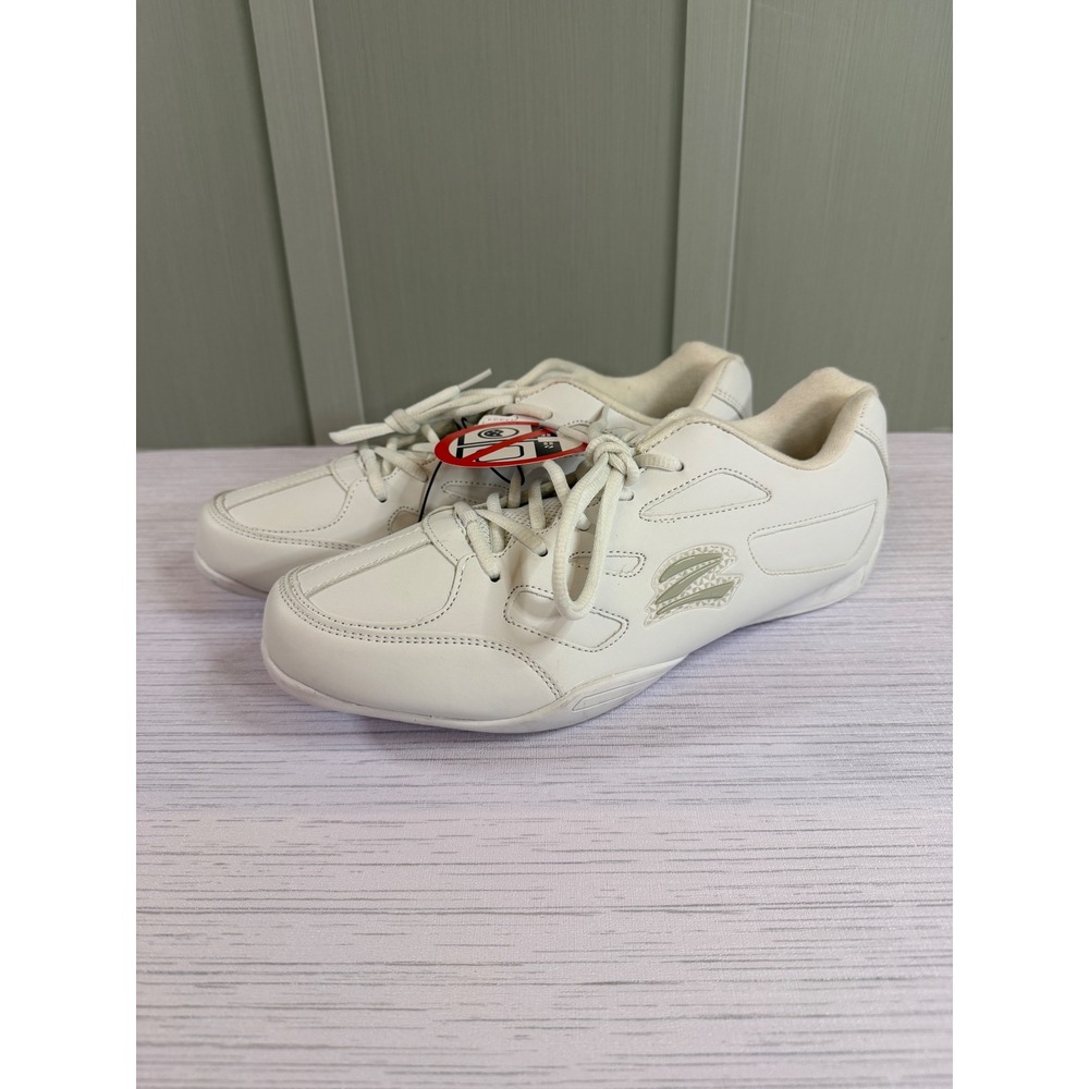 Zephz Cheerleading Shoes White Synthetic Leather Sneakers US 12 CH0035L GX-7.304